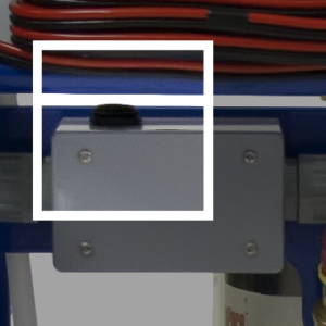 12V electrical switch highlighted by white box