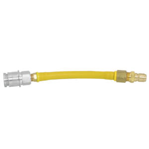 Yellow ESOC adapter stock image