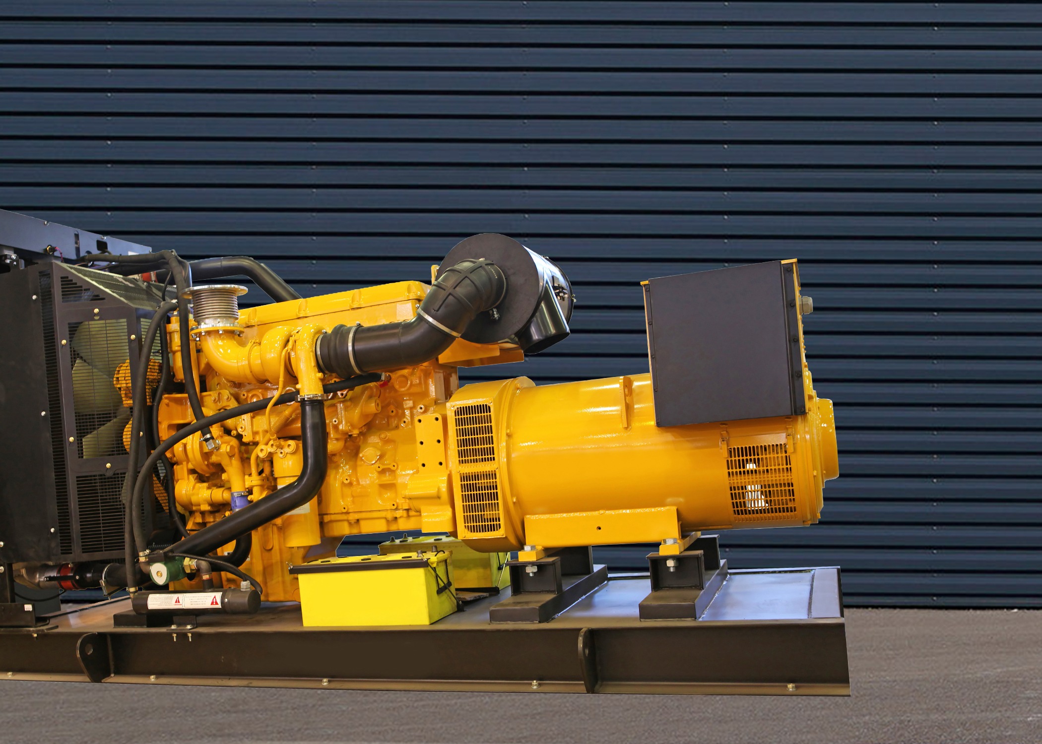 generator outside a factory